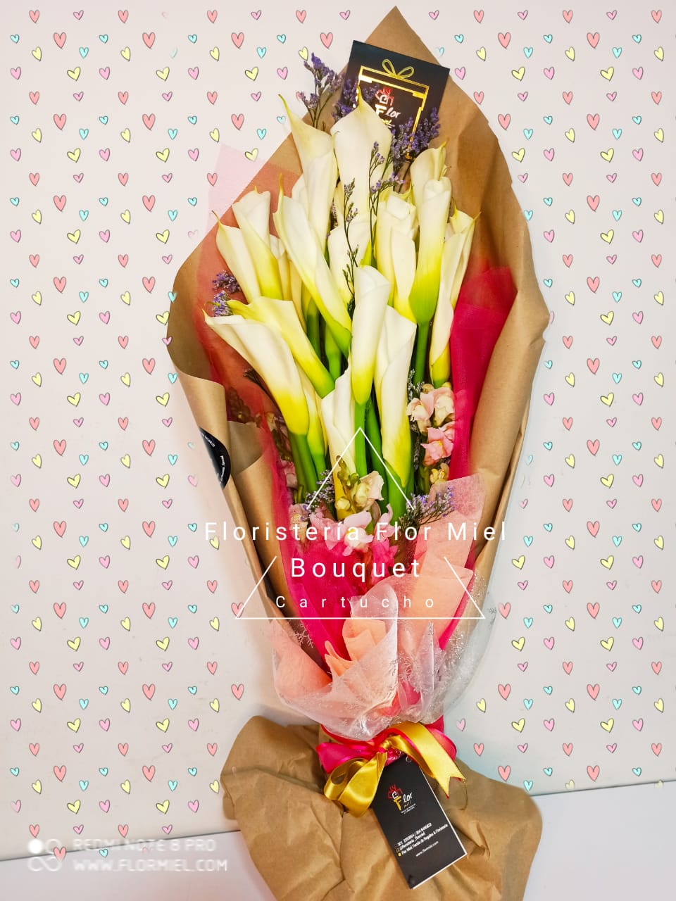 Bouquet Cartuchos Para Ti Flor Miel | FLOR MIEL