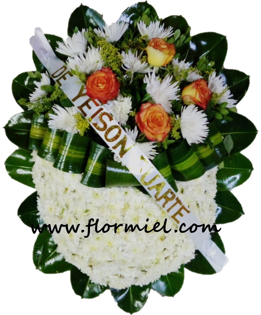 Arreglo Fúnebre Cubre Caja | FLOR MIEL