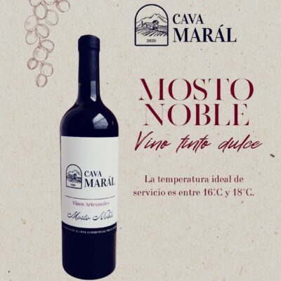 Vino Tinto Dulce Artesanal. 750ml.